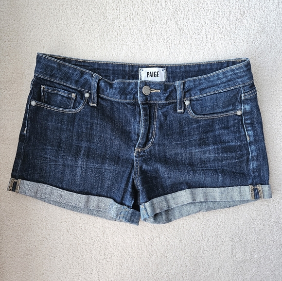 Paige 28 denim shorts - Picture 1 of 8